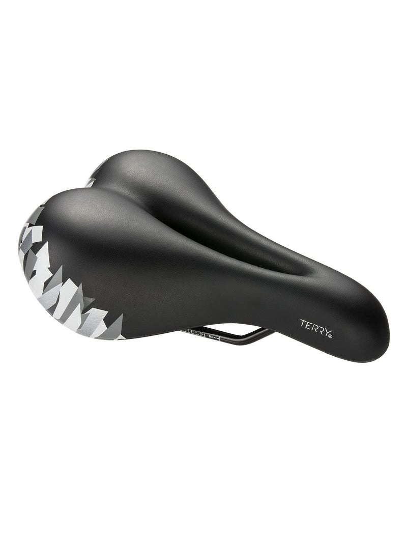 Terry Cite X Bike Women's Saddle - Designed/Contoured for Recreational Riders - Comfortable and Shock Absorbing - Skyline, - Image 1